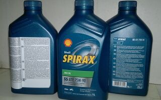Shell Spirax s5 Ate 75w 90: смазки для КПП переднеприводных ВАЗов