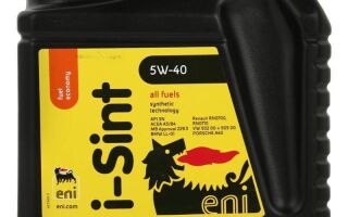 Eni i-Sint 5W-40 синтетика или гидрокряк? Разбор характеристик.