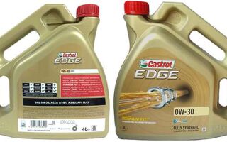 Серия Castrol 0W30 – титановое масло для современных моторов