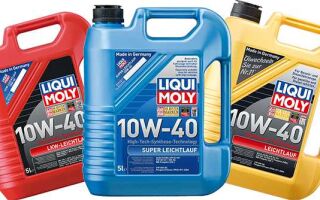 Масла liqui moly 10w 40: снижение износа двигателя на 20%