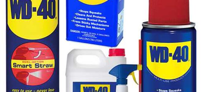 Аэрозольная смазка WD 40: состав, характеристики, применение