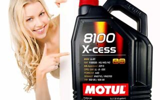 Моторное масло Motul 5W-40 8100 X-cess: характеристики и допуски