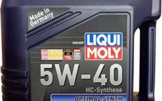 Liqui Moly Optimal Synth 5w 40: гидрокрекинговый компромисс цены и качества