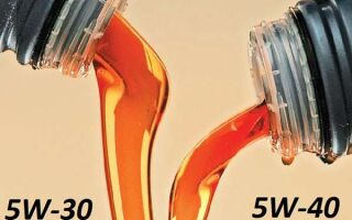 Какое масло лучше зимой, 5W30 или 5W40: основные отличия смазок