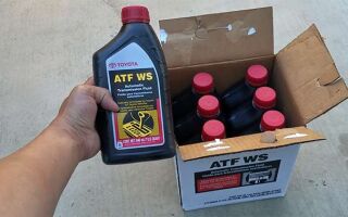 Toyota ATF WS – американское масло для японских АКПП