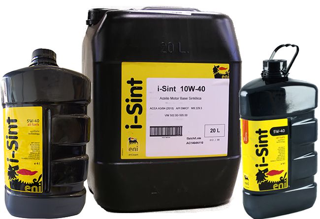 разная упаков масла Eni i-Sint 5W-40